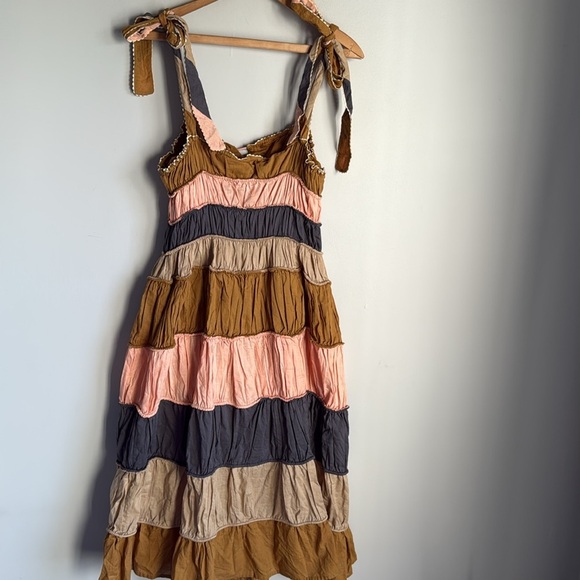 ANTHROPOLOGIE | Let Me Be Letizia Colorblock Midi Dress 12 - Picture 6 of 12